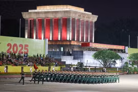 Tổng hợp luyện diễu binh, diễu hành A80 lần thứ 1 tại Quảng trường Ba Đình thành công tốt đẹp