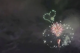 TP HCM pháo hoa rực sáng bầu trời đón năm mới 2026