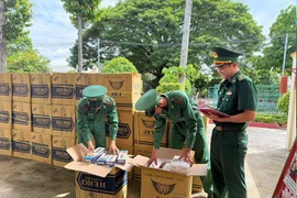 Thu giữ 15.000 bao thuốc lá lậu trên kênh Đình Đức, An Giang