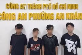 Bắt 4 thiếu niên liên quan nhiều vụ trộm xe máy ở TPHCM