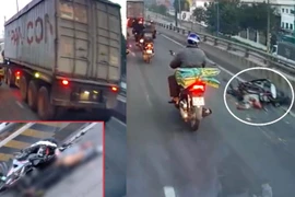 Người đàn ông tử vong sau va chạm với xe đầu kéo container trên cầu vượt