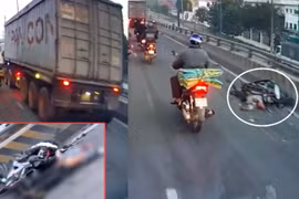 Người đàn ông tử vong sau va chạm với xe đầu kéo container trên cầu vượt