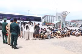 Tây Ninh tiếp nhận 79 công dân Việt Nam lao động trái phép từ Campuchia