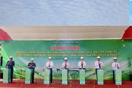 Vĩnh Long khởi công cầu Đình Khao hơn 2.852 tỷ đồng vượt sông Cổ Chiên