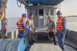 Phát hiện tàu cá vỏ gỗ vi phạm trên vùng biển Vũng Tàu