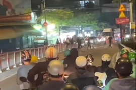 Xác minh clip hai nhóm người xô xát trên đường Dương Bá Trạc