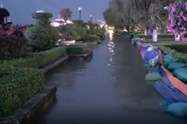 Cần Thơ: Bến Ninh Kiều ngập nặng, triều cường cao kỷ lục 2,16 m