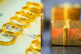 Vàng miếng, vàng nhẫn cùng tăng giá sáng 11/7
