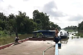 Đồng Tháp xử lý nhiều phương tiện vận chuyển gần 550m3 cát lậu