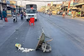 Tây Ninh: Va chạm ô tô trên đường tỉnh 824, người đàn ông 76 tuổi tử vong