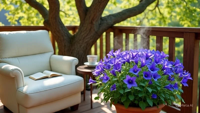  Cây cảnh chữa lành, hoa nở như chuông gió, xanh biếc mùa hè