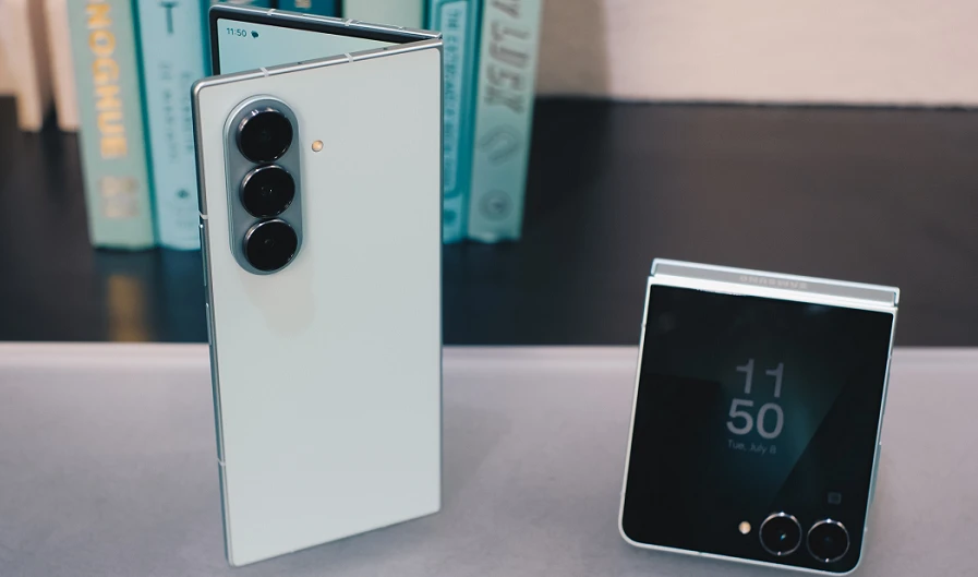 Galaxy Z Fold7 và Flip7 Xanh bạc hà độc quyền đẹp "xỉu"