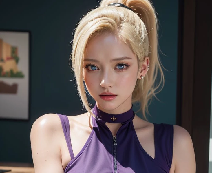  AI tái tạo Ino Yamanaka với vẻ đẹp trưởng thành cuốn hút