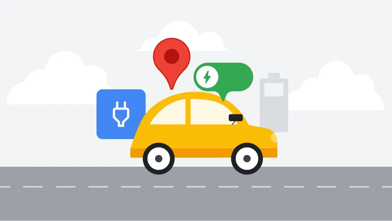 Tính năng Google Maps giúp tài xế xe điện tránh hết pin
