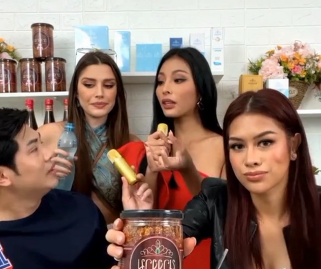 "Thùy Tiên chưa từng livestream bán khô gà giống Top 10 Miss Grand" - Hình 5