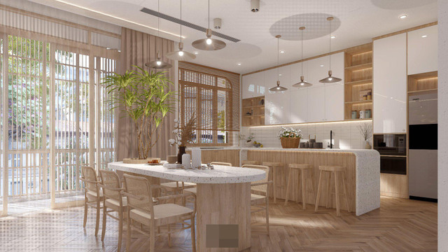 Nhà 4 tầng đẹp đến mê hoặc, vườn nướng BBQ rộng thênh thang giữa trời - Hình 28 Nha 4 tang dep den me hoac, vuon nuong BBQ rong thenh thang giua troi-Hinh-28