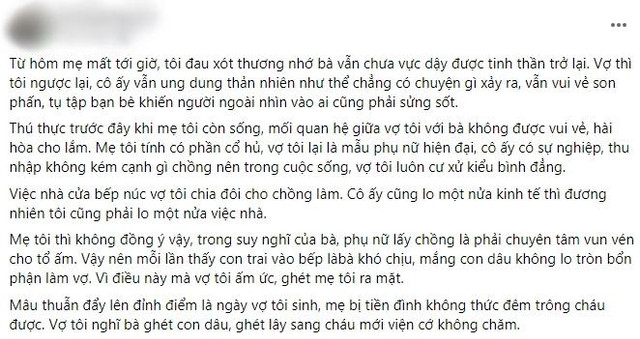 Mẹ chồng mất, con dâu dặm thêm son không thèm thắp 1 nén hương Me chong mat, con dau dam them son khong them thap 1 nen huong