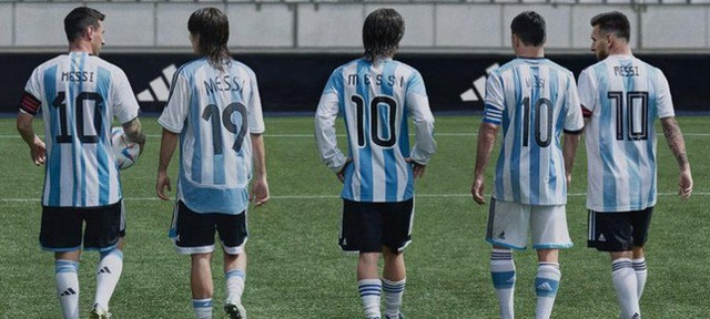 Lionel Messi tái hiện hình ảnh 5 phiên bản tại 5 kỳ World Cup - Hình 2 Lionel Messi tai hien hinh anh 5 phien ban tai 5 ky World Cup-Hinh-2