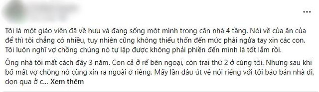 Hai con đùn đẩy tiền chữa bệnh, mẹ nói một câu sững sờ Hai con dun day tien chua benh, me noi mot cau sung so