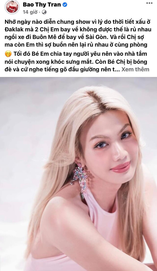 Bảo Thy tiết lộ Đào Bá Lộc khóc sưng mắt vì chia tay người yêu Bao Thy tiet lo Dao Ba Loc khoc sung mat vi chia tay nguoi yeu