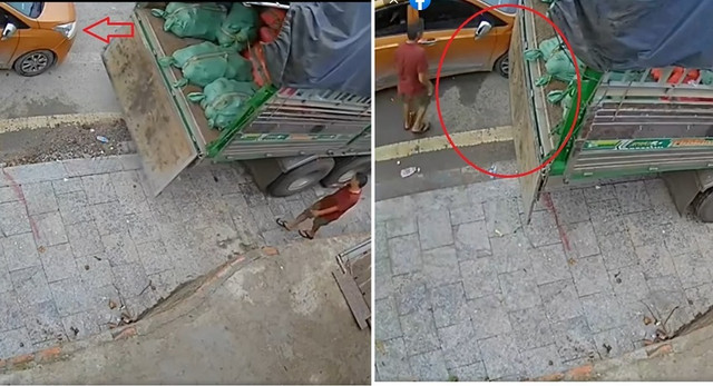 Clip tài xế xe tải 'khóc ròng' vì lùi xe theo người 'xi nhan' Clip tai xe xe tai 'khoc rong' vi lui xe theo nguoi 'xi nhan'