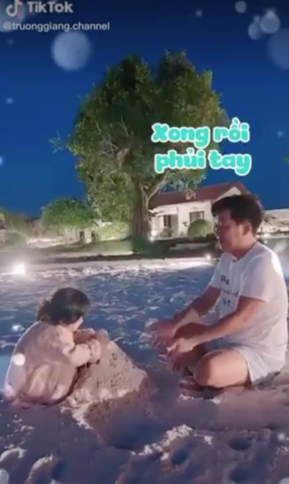 Trường Giang khoe khoảnh khắc "cưng xỉu" của con gái khi chơi cùng Truong Giang khoe khoanh khac
