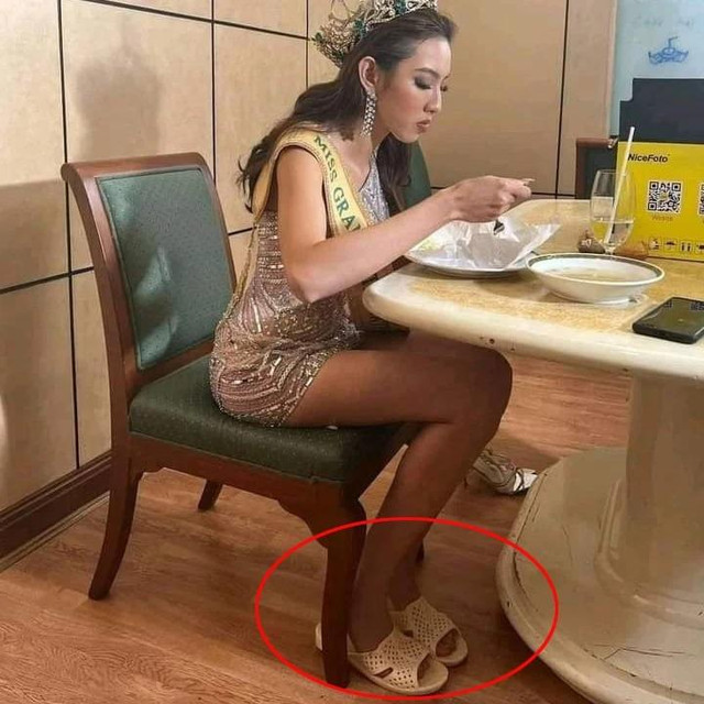Hoa hậu Thùy Tiên gây cười vì dáng đi giày cao gót - Hình 5 Hoa hau Thuy Tien gay cuoi vi dang di giay cao got-Hinh-5
