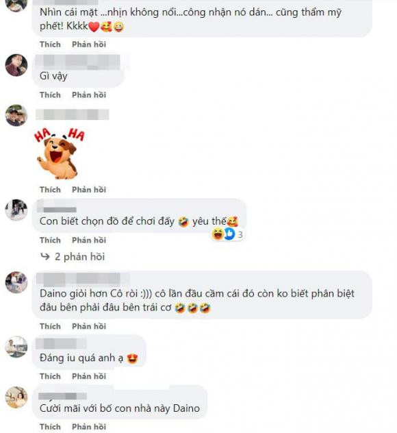 Con trai MC Thành Trung lấy miếng dán ngực của mẹ ra nghịch - Hình 4 Con trai MC Thanh Trung lay mieng dan nguc cua me ra nghich-Hinh-4