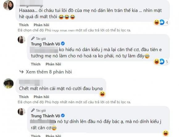 Con trai MC Thành Trung lấy miếng dán ngực của mẹ ra nghịch - Hình 3 Con trai MC Thanh Trung lay mieng dan nguc cua me ra nghich-Hinh-3