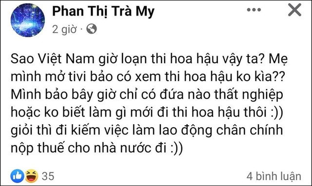 Trà My: "Thất nghiệp hoặc không biết làm gì mới thi hoa hậu" - Hình 2 Tra My: