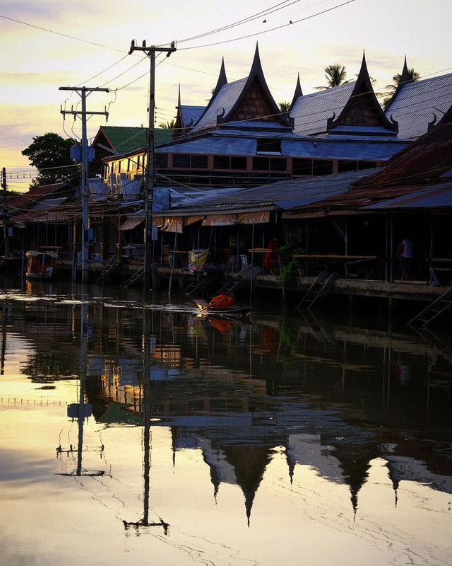 5 khu chợ nổi gần Bangkok - Hình 3 5 khu cho noi gan Bangkok-Hinh-3