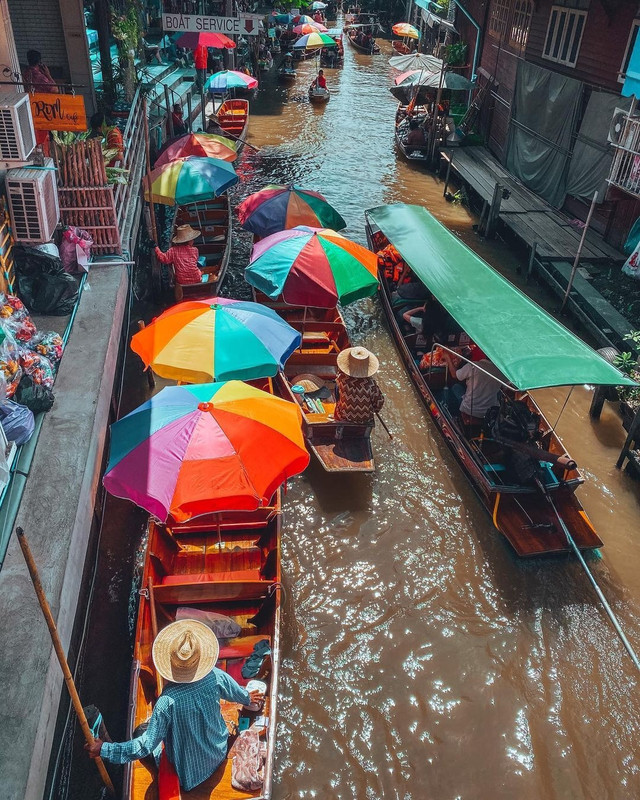 5 khu chợ nổi gần Bangkok - Hình 2 5 khu cho noi gan Bangkok-Hinh-2