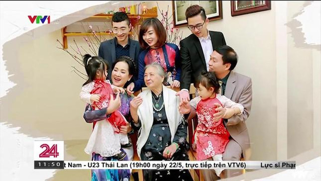 MC Thụy Vân "cosplay" mẹ chồng, NSND Lan Hương - Hình 4 MC Thuy Van