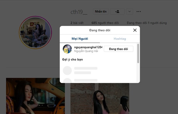 Hai người phụ nữ duy nhất Quang Hải theo dõi trên Intargram - Hình 4 Hai nguoi phu nu duy nhat Quang Hai theo doi tren Intargram-Hinh-4