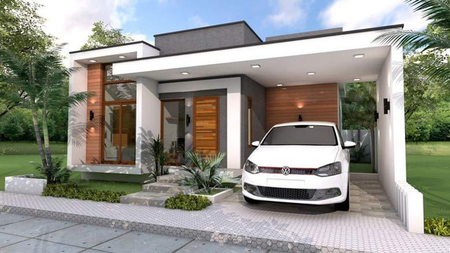 Sống sang trong những căn nhà cấp 4 mái bằng 5x20m - Hình 3 Song sang trong nhung can nha cap 4 mai bang 5x20m-Hinh-3
