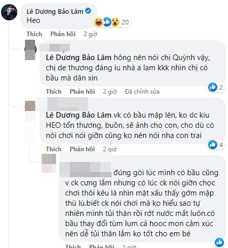 Lê Dương Bảo Lâm bị nhắc nhở khi gọi vợ bầu là 'heo' - Hình 3 Le Duong Bao Lam bi nhac nho khi goi vo bau la 'heo'-Hinh-3