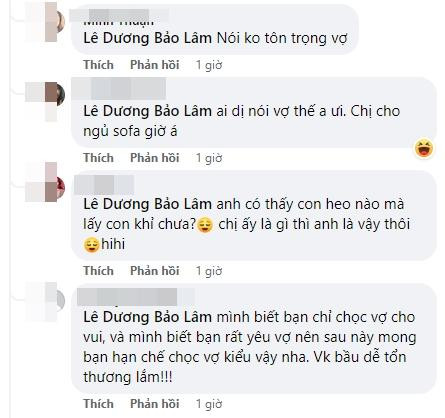Lê Dương Bảo Lâm bị nhắc nhở khi gọi vợ bầu là 'heo' - Hình 4 Le Duong Bao Lam bi nhac nho khi goi vo bau la 'heo'-Hinh-4
