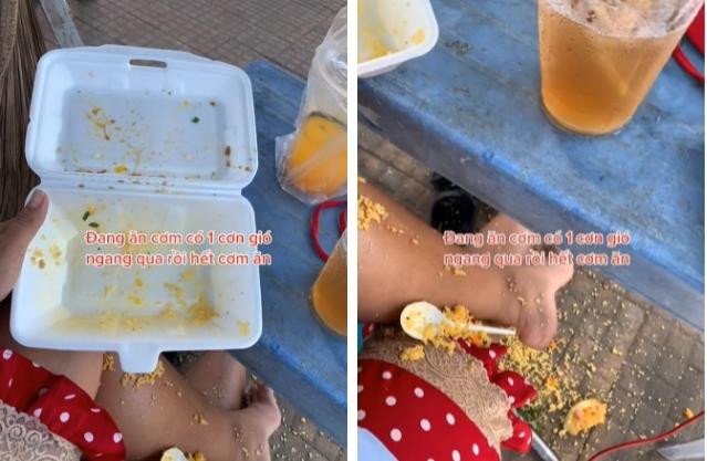 Đang ăn cơm thì gặp 'biến', cô gái ôm mặt bất lực Dang an com thi gap 'bien', co gai om mat bat luc