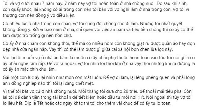 Kế hoạch cho chồng sập bẫy của cô vợ mang tiếng "ăn bám" Ke hoach cho chong sap bay cua co vo mang tieng