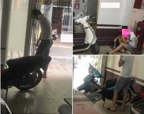 Đến nhà nghỉ tắm vì nhà mất nước, thấy bạn gái ở phòng bên Den nha nghi tam vi nha mat nuoc, thay ban gai o phong ben