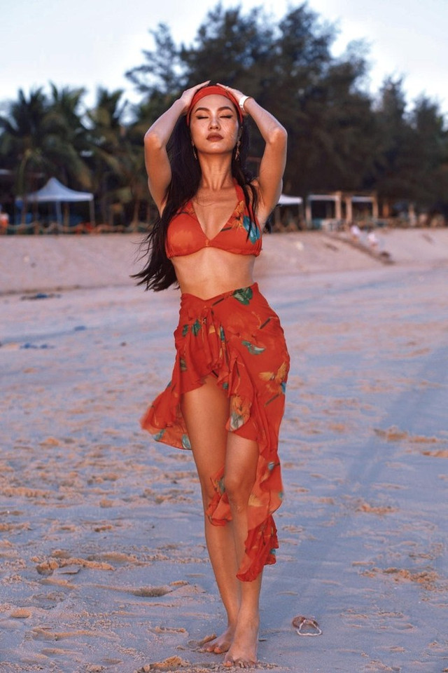 Nữ tiếp viên có số đo ba vòng "bốc lửa" dự thi Miss Grand Vietnam 2022 - Hình 7 Nu tiep vien co so do ba vong