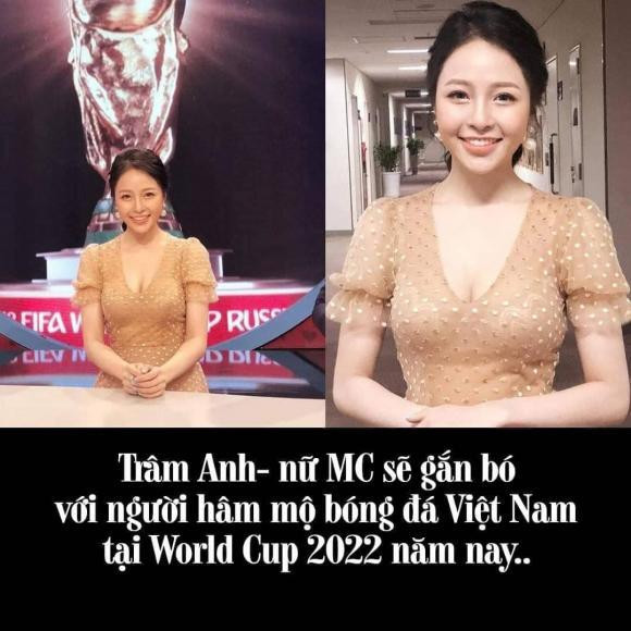 Trâm Anh được mời làm MC 'Nóng Cùng World Cup'? Tram Anh duoc moi lam MC 'Nong Cung World Cup'?