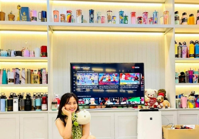 Thú sưu tầm ly, cốc độc đáo của diễn viên Ngọc Lan - Hình 3 Thu suu tam ly, coc doc dao cua dien vien Ngoc Lan-Hinh-3