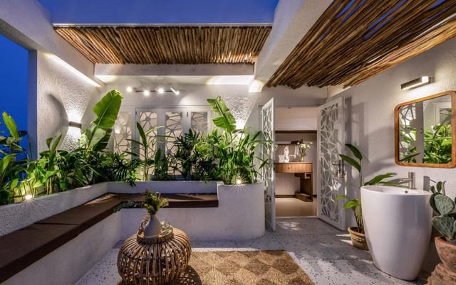 Khu vườn resort, phòng tắm 'nghìn sao' giữa lưng chừng trời ở TP.HCM - Hình 9 Khu vuon resort, phong tam 'nghin sao' giua lung chung troi o TP.HCM-Hinh-9