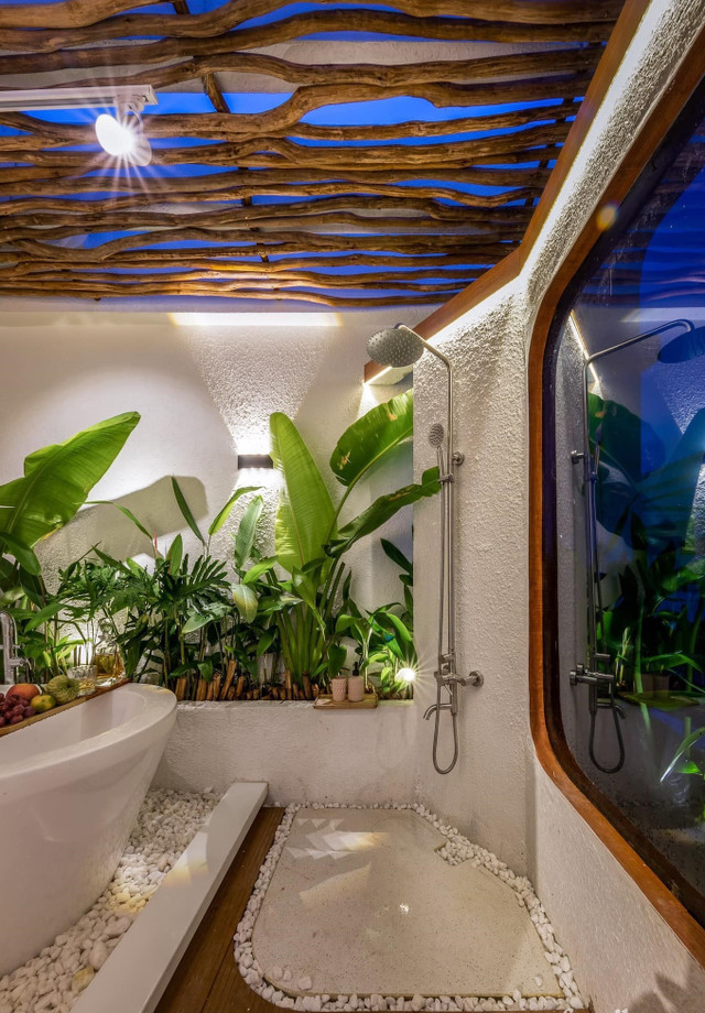 Khu vườn resort, phòng tắm 'nghìn sao' giữa lưng chừng trời ở TP.HCM - Hình 5 Khu vuon resort, phong tam 'nghin sao' giua lung chung troi o TP.HCM-Hinh-5