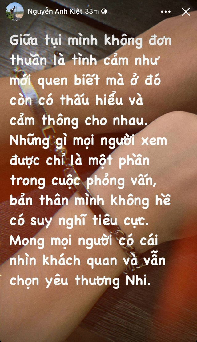 2 lần bạn trai lên tiếng về Ý Nhi: Quá bản lĩnh và đầy yêu thương! - Hình 3 2 lan ban trai len tieng ve Y Nhi: Qua ban linh va day yeu thuong!-Hinh-3