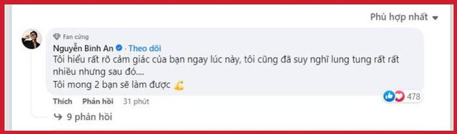Bình An động viên bạn trai Ý Nhi: 'Tôi hiểu cảm giác của bạn' - Hình 2 Binh An dong vien ban trai Y Nhi: 'Toi hieu cam giac cua ban'-Hinh-2