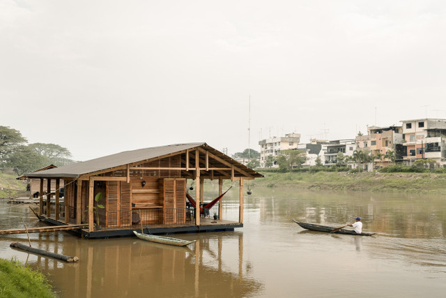 Độc đáo mẫu nhà nổi trên sông - Hình 5 Doc dao mau nha noi tren song-Hinh-5