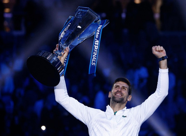 Ai ngăn được Djokovic vĩ đại nhất? ảnh 1 Djokovic giành chức vô địch ATP Finals 2022.