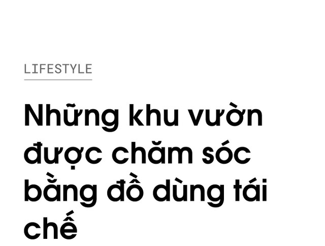 Tự làm vườn bằng đồ dùng tái chế trong giãn cách Tu lam vuon bang do dung tai che trong gian cach